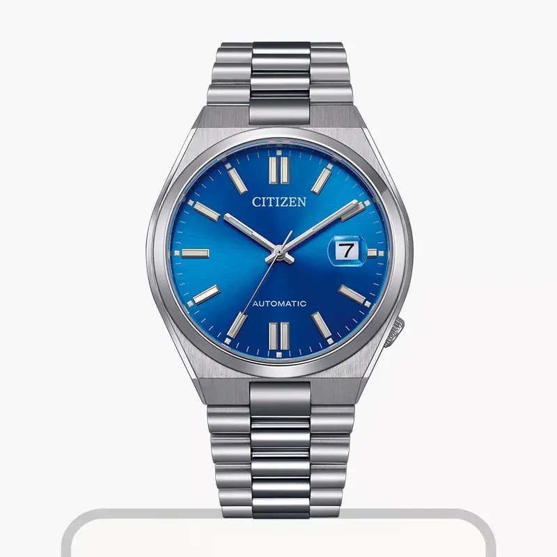 Citizen x Pantone Glowing Blue Automatic Tsuyosa Men's Watch- NJ0158-89L